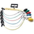 T-H Marine G-Force Conservation Culling System featuring multiple colored floating markers attached to a beige handle with a black grip, designed for fishing tackle organization and marine use.