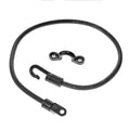 T-H Marine Rod Tamer 18" Deck Mount featuring a black adjustable rod holder strap with mounting bracket for securing fishing rods on boats or marine vessels.