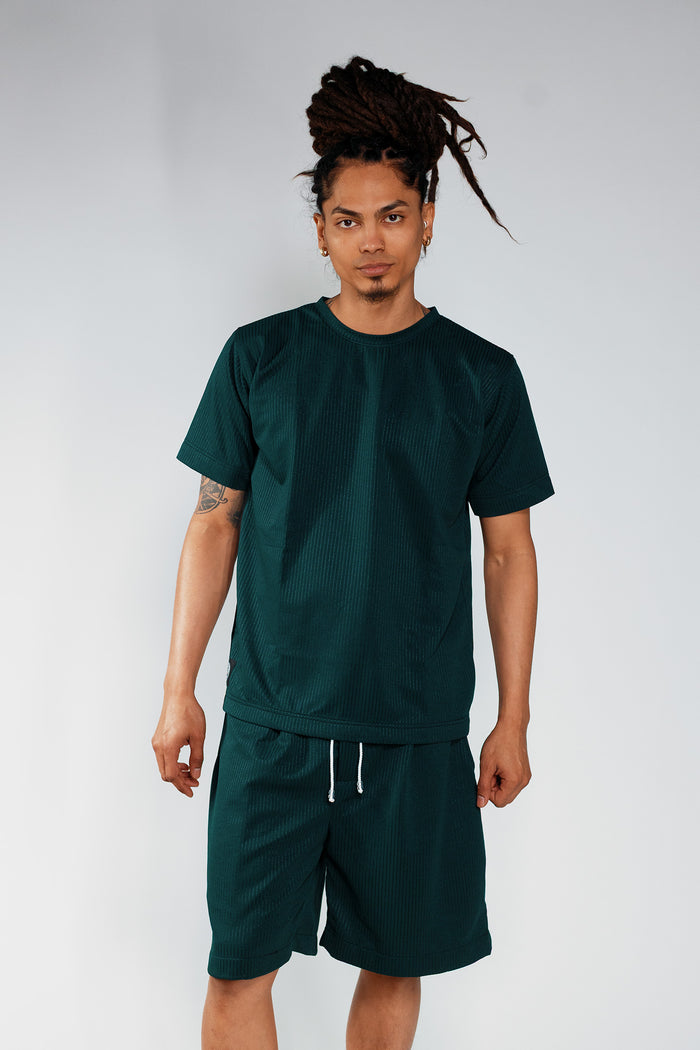 T-Shirt – Green Rib