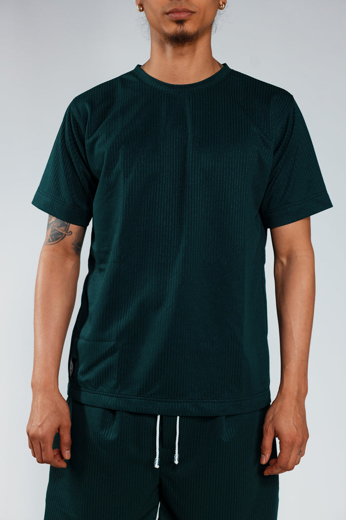T-Shirt – Green Rib