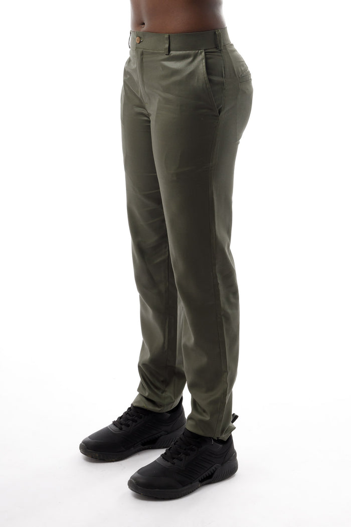 Tailored Trousers - Army Green - Unisex