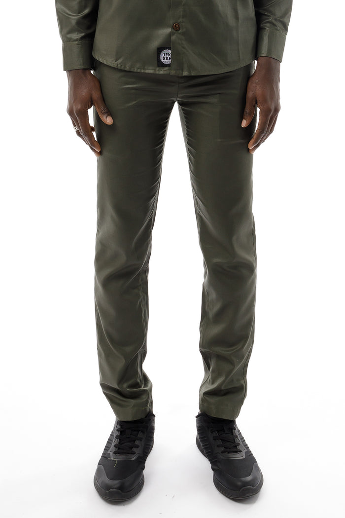 Tailored Trousers - Army Green - Unisex