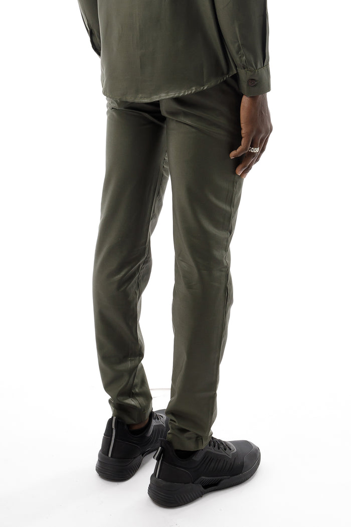 Tailored Trousers - Army Green - Unisex