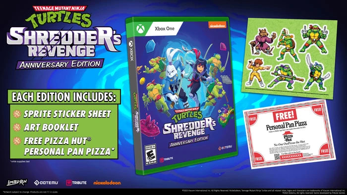 TEENAGE MUTANT NINJA TURTLES: SHREDDER'S REVENGE ANNIVERSARY EDITION (XBOX ONE)