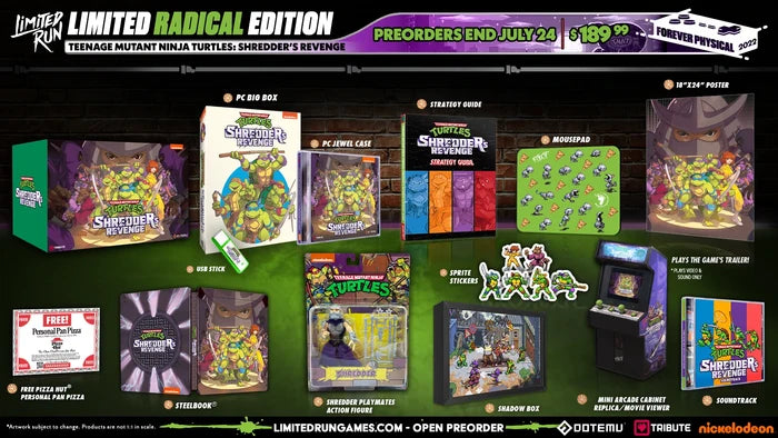TEENAGE MUTANT NINJA TURTLES: SHREDDER'S REVENGE RADICAL EDITION (PC)