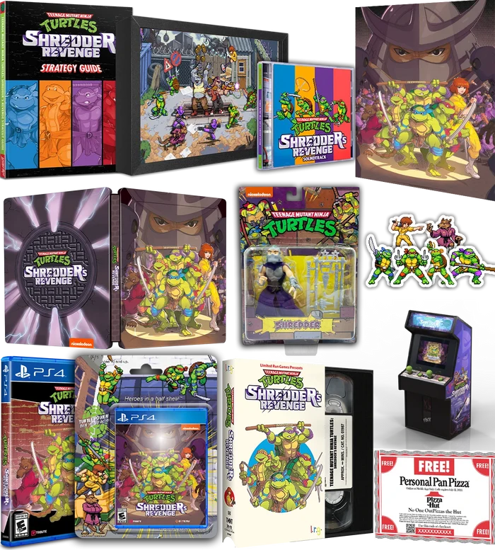 TEENAGE MUTANT NINJA TURTLES: SHREDDER'S REVENGE RADICAL EDITION (PS4)