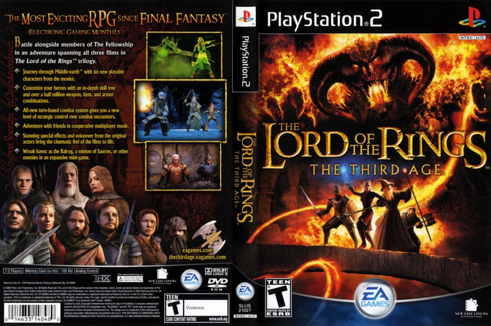 The Lord of the Rings The Third Age - PS2