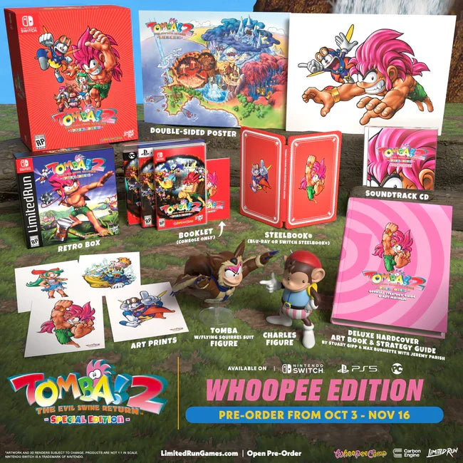 Tomba! 2: The Evil Swine Return Special Edition Whoopee Edition - ( Switch, PS5)