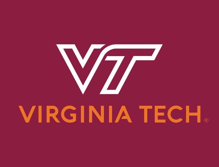 Virginia Tech Institutional Mark Maroon Yardsy Sign