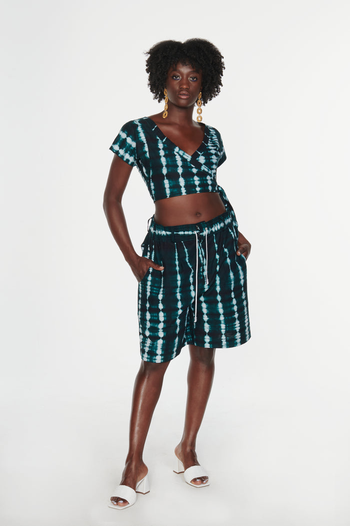 Wrap Top – Deep Green