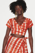 Wrap Top – Orange