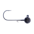 X Zone Lures Tungsten Ball Head Jig with a sharp curved fishing hook and a smooth round tungsten weighted head designed for effective fishing tackle use.
