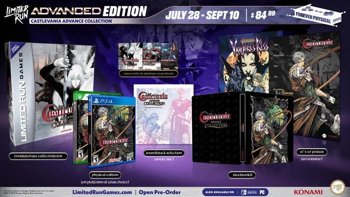 XBOX LIMITED RUN #7: CASTLEVANIA ADVANCE COLLECTION ADVANCED EDITION