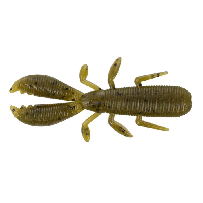 Yamamoto 2.5" Covert Craw soft plastic fishing lure designed to mimic a crawfish, featuring textured body and multiple legs for realistic movement in fishing tackle.