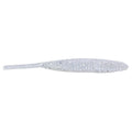 Yamamoto 5" Shad Shape Floater soft fishing lure in translucent pearl color with reflective flakes, designed for effective attraction in fishing tackle collections.