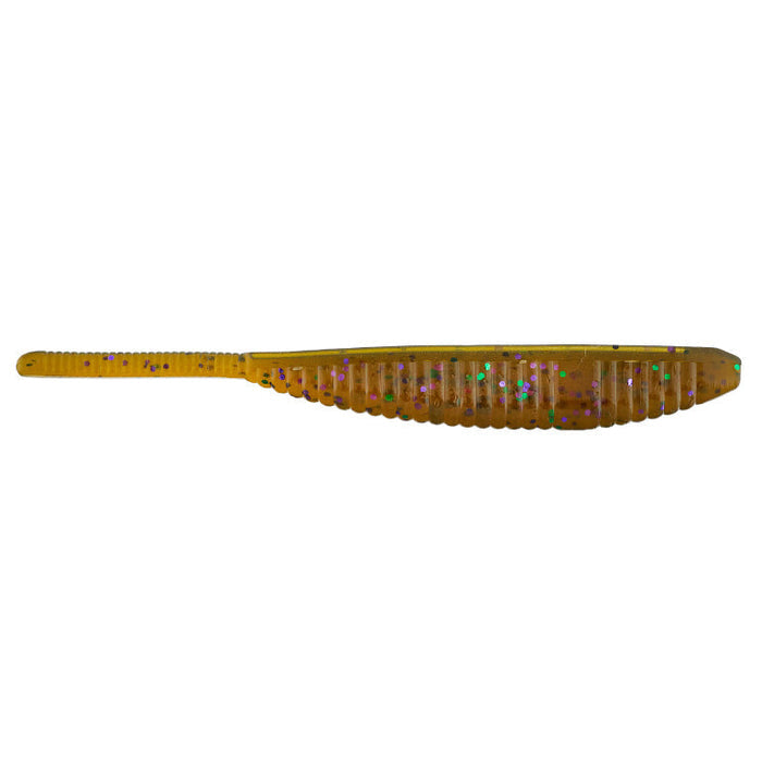 Green Pumpkin/Green & Purple Flake / 5"