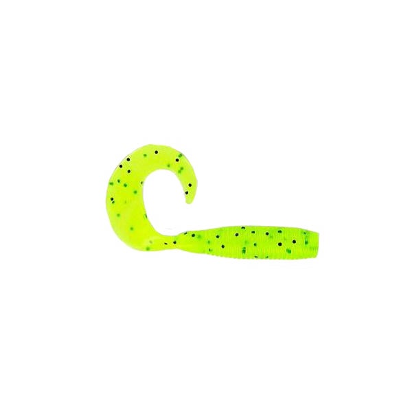 4" / Chartreuse w/Black Flake