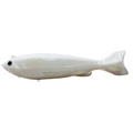 YG.Labo Dorvus 250 fishing lure in a translucent white finish, designed for realistic movement and effective musky fishing and fishing tackle applications.