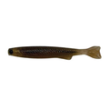 YG.Labo Micro Dorvus fishing lure in brown with detailed scales, realistic eyes, and a soft paddle tail designed for effective fishing tackle use.