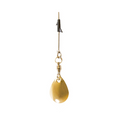 Z-Man TRD SpinZ Tail Spinners 3 Pack featuring a gold-colored metal spinner blade attached to a swivel and wire shaft, designed for fishing tackle use.