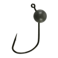 Zappu Inchi King Cobra Wacky Hook featuring a curved black hook with a round weighted head designed for fishing tackle applications.