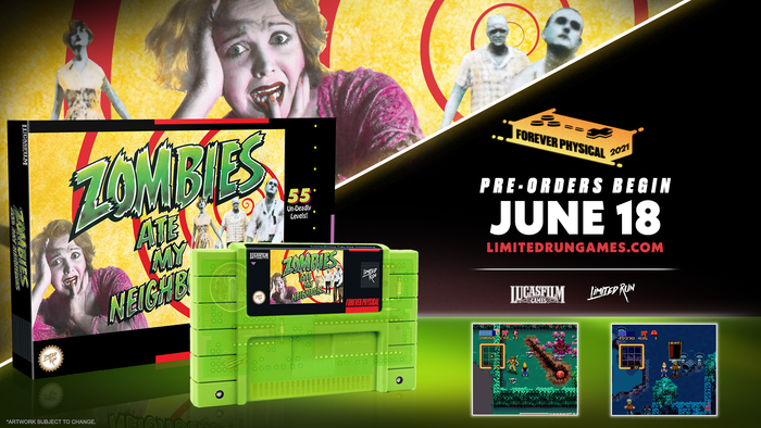 Zombies Ate My Neighbors (Grey or Green)  - SNES